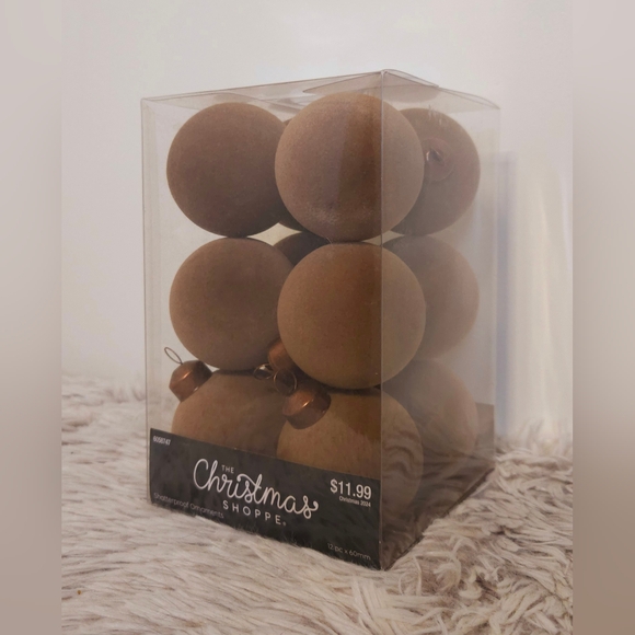 Hobby Lobby Viral Flocked Ball Ornaments - Picture 2 of 2